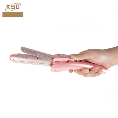 Styling de cheveux humide à sec pliable 2 en 1 Détirer les boucles de cheveux avec plaque en céramique