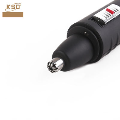 Compact 2 en 1 électrique de la barbe et du nez Trimmer de cheveux avec batterie de support fonctionné